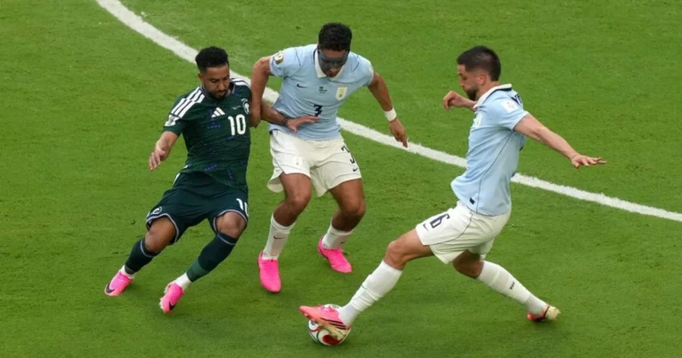烏拉圭 vs 沙烏地阿拉伯預測:沙特阿拉伯對烏拉圭波膽看1:1