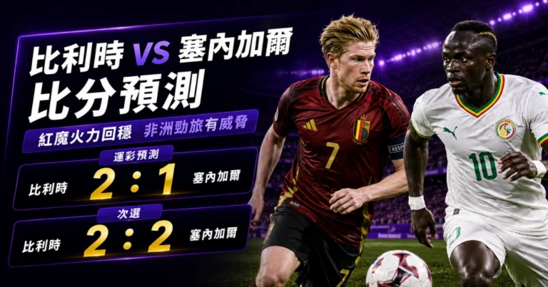 比利時塞內加爾預測比分2:1、2:2 盧卡庫替補火力回溫,非洲冠軍底氣仍在