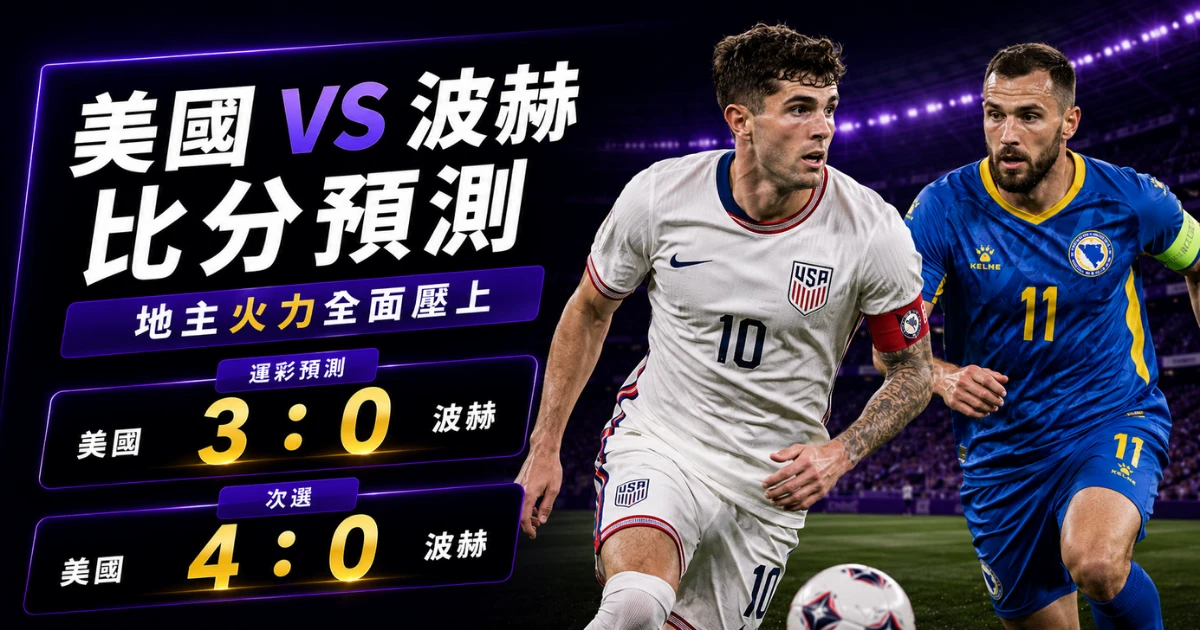 美國波赫預測比分3：0、4：0！波赫首闖淘汰賽不容易，但地主壓迫更兇